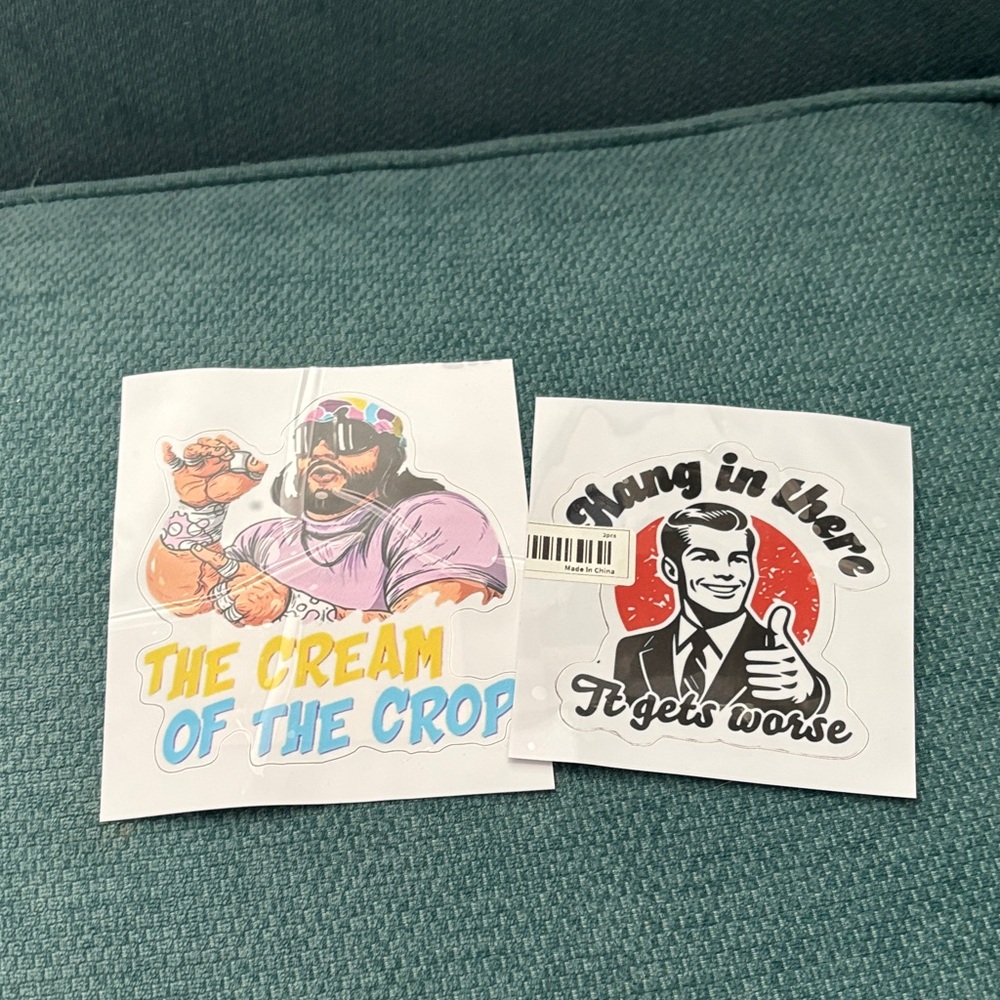 Retro Graphic Sticker Set